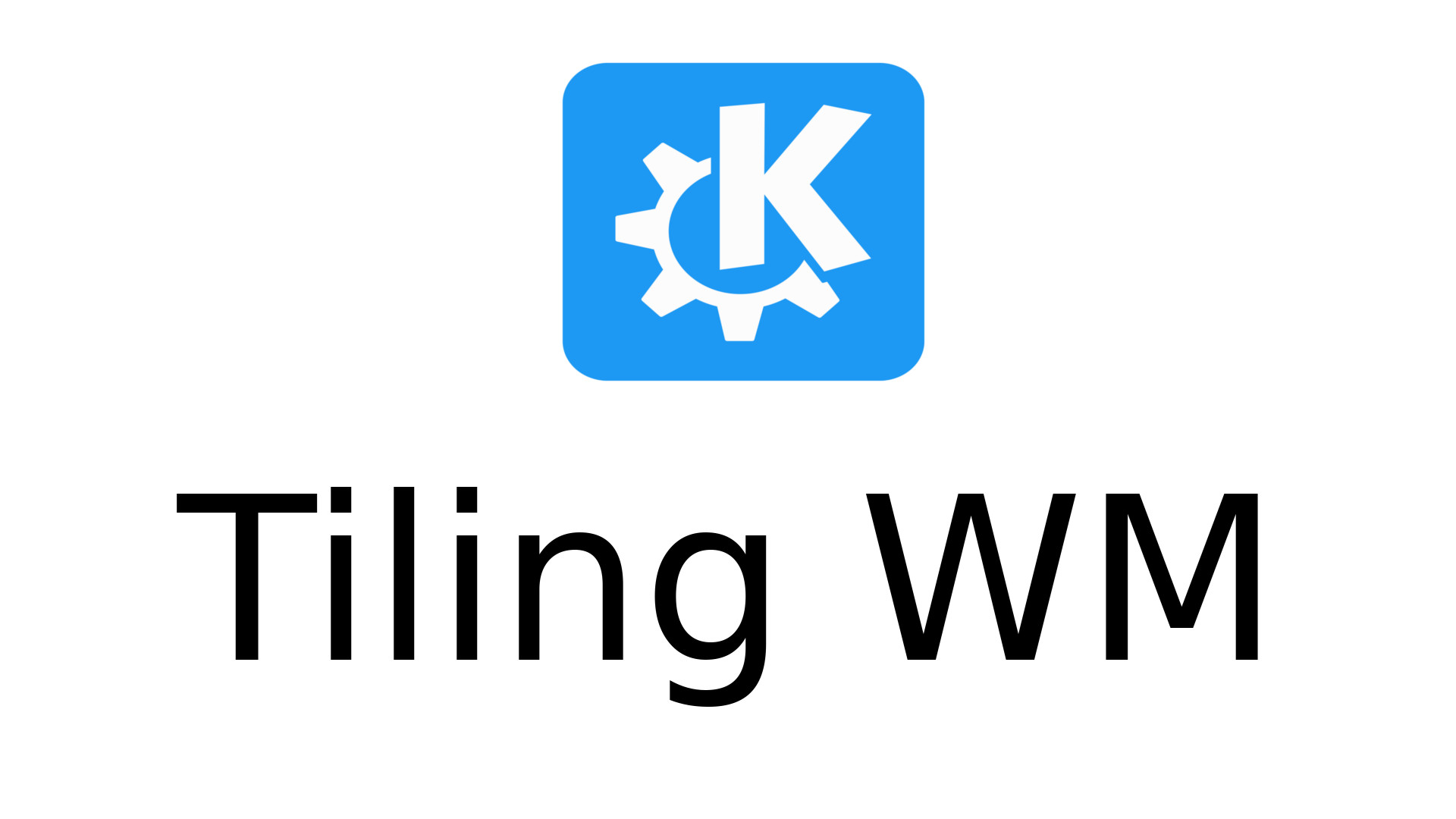 Configure KDE to function like a tiling WM