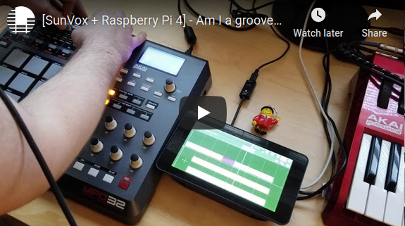 [Sunvox + Raspberry Pi 4] – Am I a groovebox?